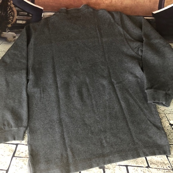 Eddie Bauer Gray V-Neck Sweater - Picture 3 of 3